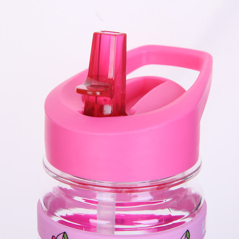 Botella de agua de plástico vibrante de cinco rayas de 500 ml/700 ml
