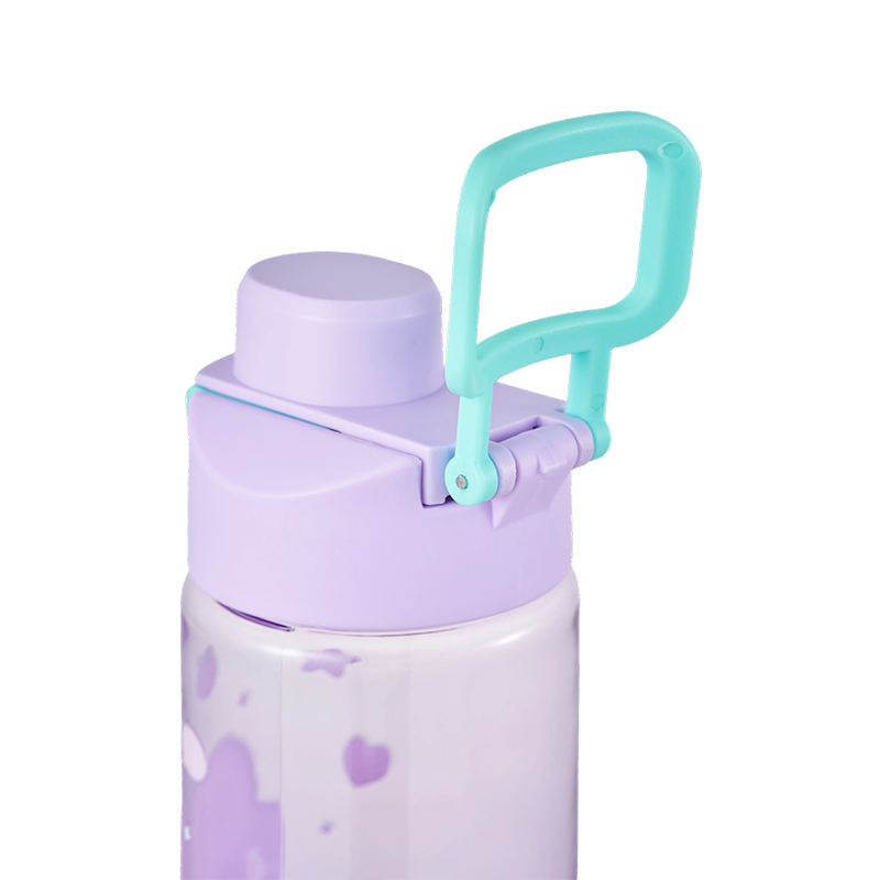Botella de agua de plástico con tapa nueva de 500 ml/800 ml