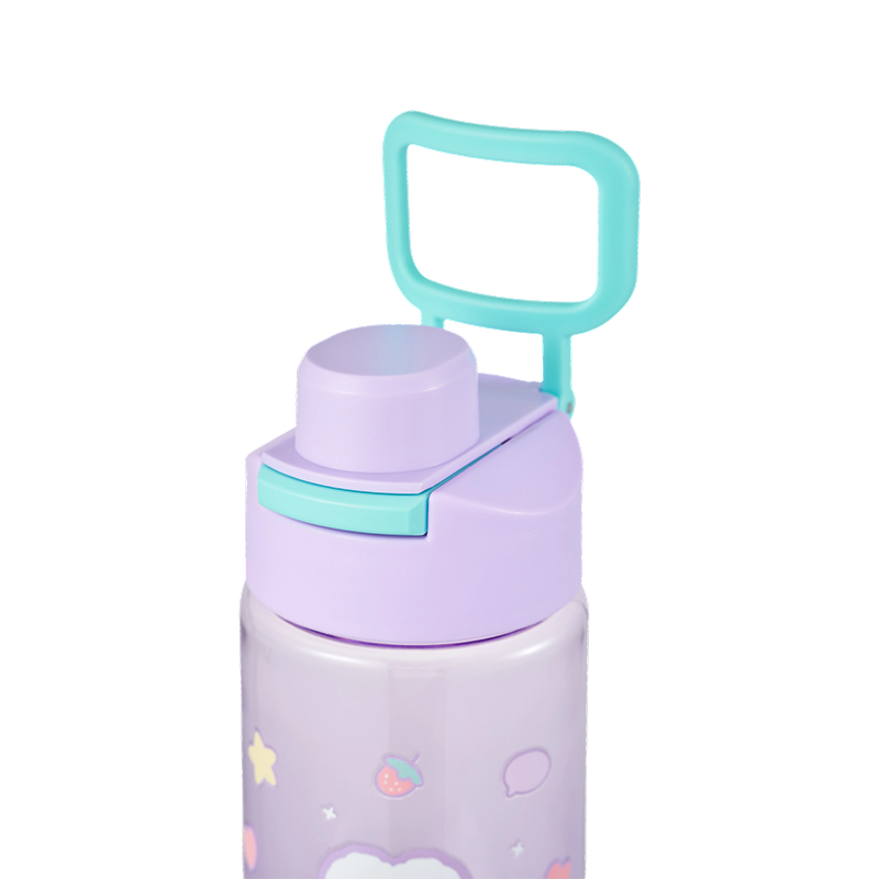 Botella de agua de plástico con tapa nueva de 500 ml/800 ml