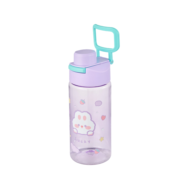 Botella de agua de plástico con tapa nueva de 500 ml/800 ml