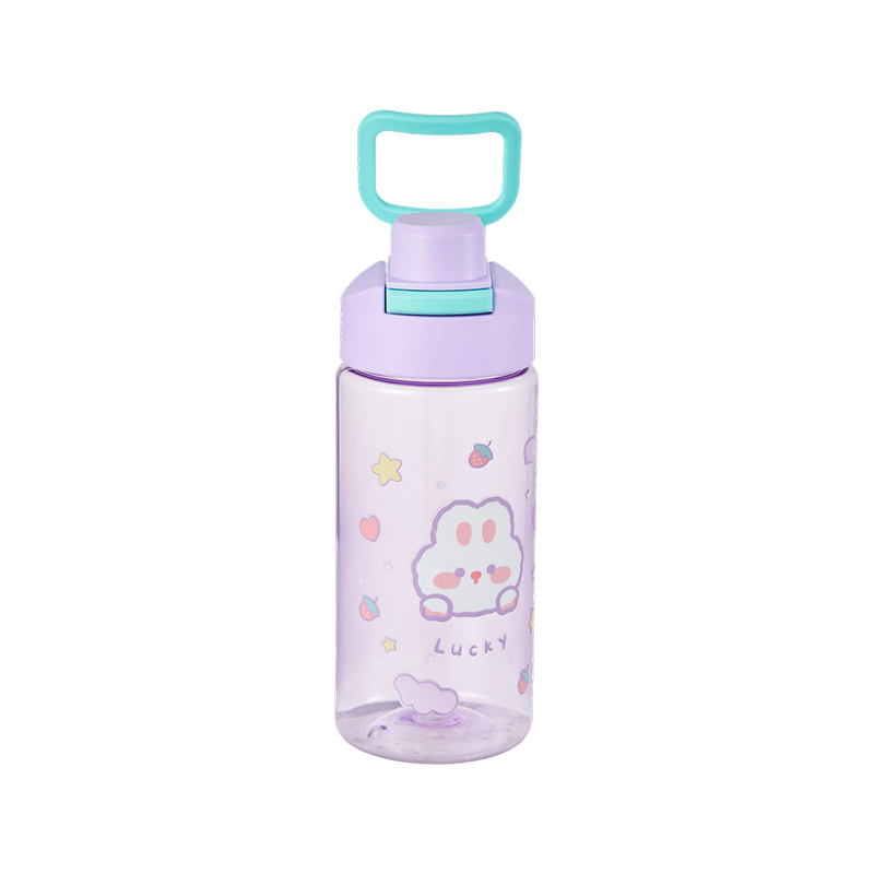 Botella de agua de plástico con tapa nueva de 500 ml/800 ml