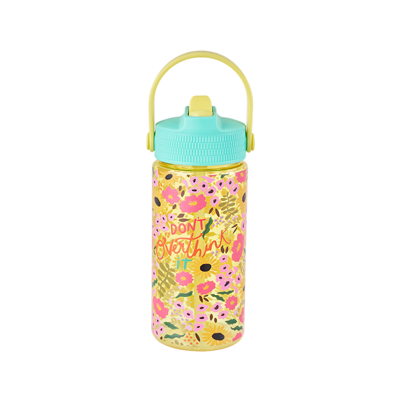 Botella de agua de plástico con tapa de mango de 500 ml/800 ml