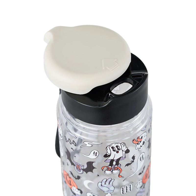 Botella de agua de plástico con tapa a presión de 500 ml/800 ml
