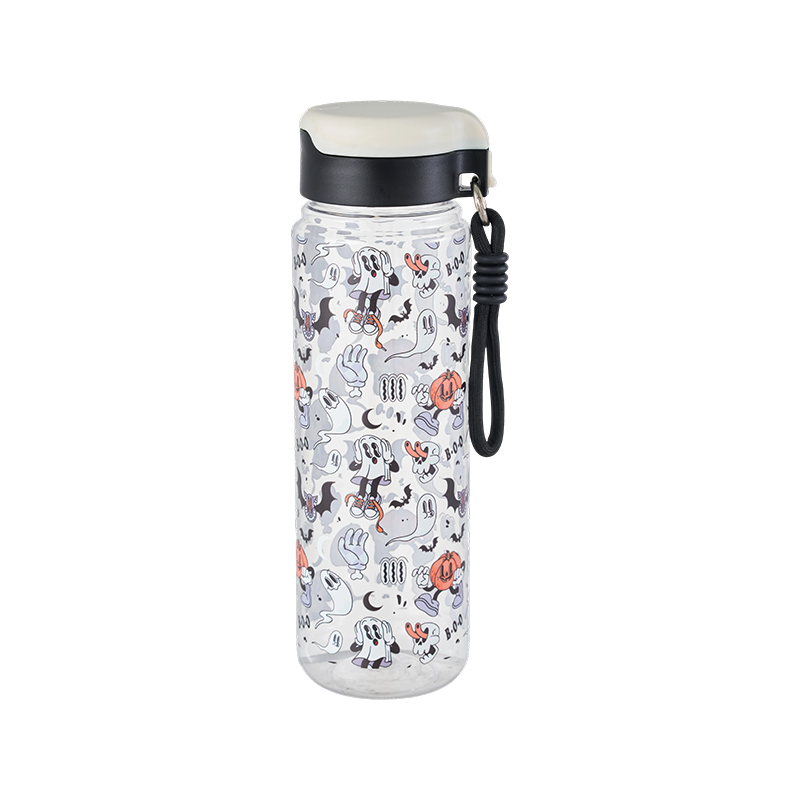 Botella de agua de plástico con tapa a presión de 500 ml/800 ml