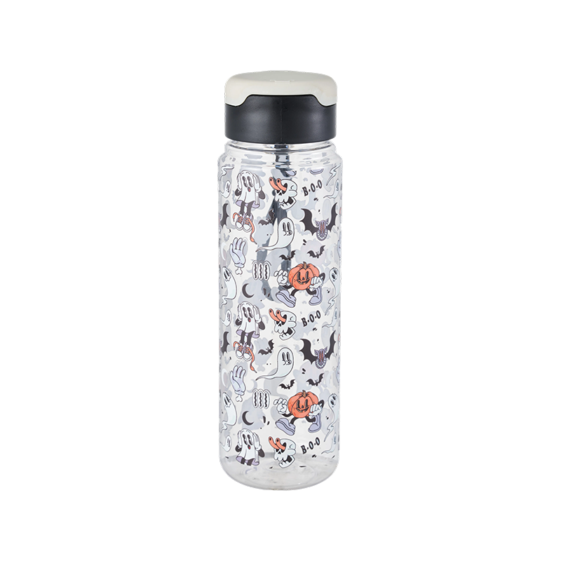 Botella de agua de plástico con tapa a presión de 500 ml/800 ml