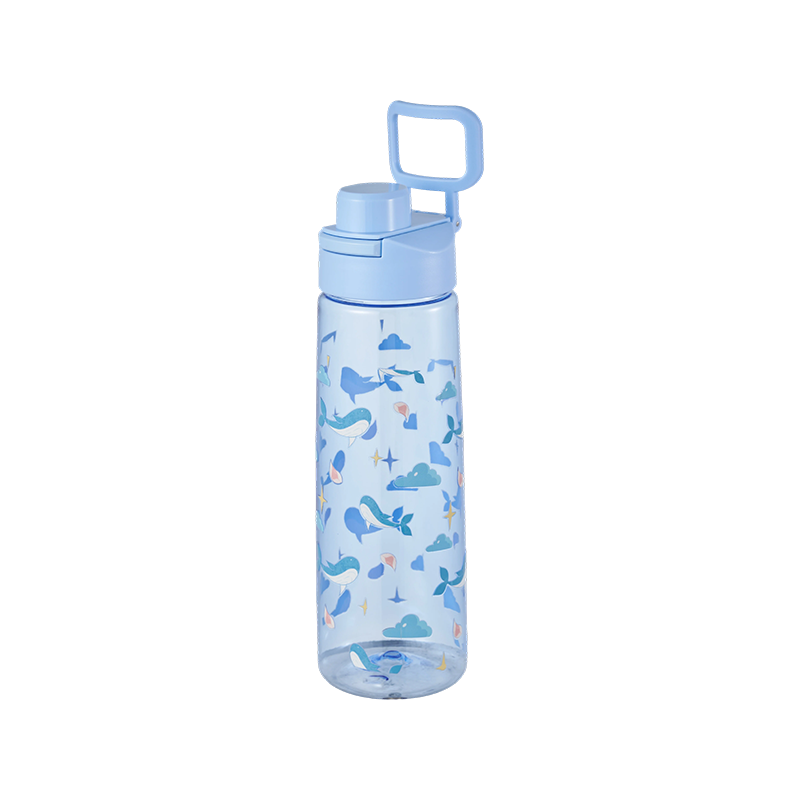 Botella de agua de plástico con tapa nueva de 500 ml/800 ml