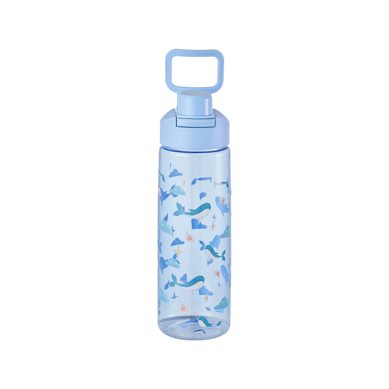 Botella de agua de plástico con tapa nueva de 500 ml/800 ml