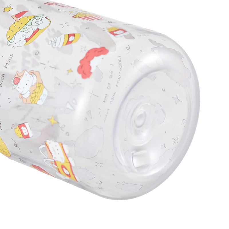 Botella de agua de plástico con tapa nueva de 500 ml/800 ml