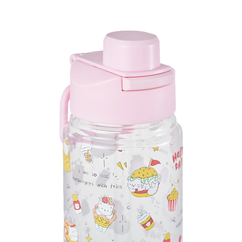 Botella de agua de plástico con tapa nueva de 500 ml/800 ml