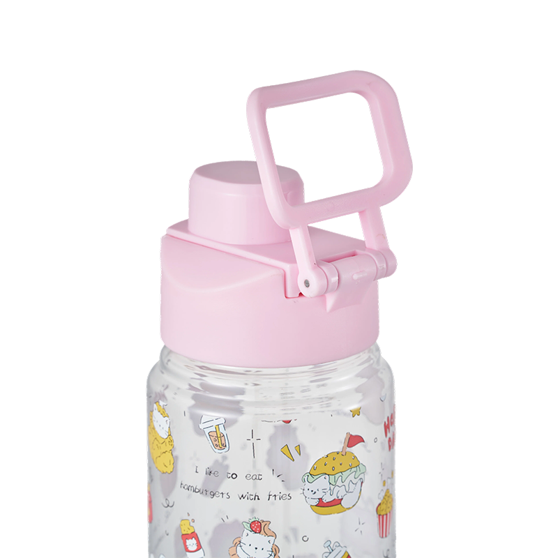Botella de agua de plástico con tapa nueva de 500 ml/800 ml