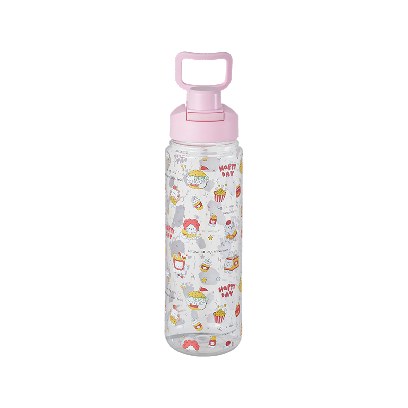 Botella de agua de plástico con tapa nueva de 500 ml/800 ml