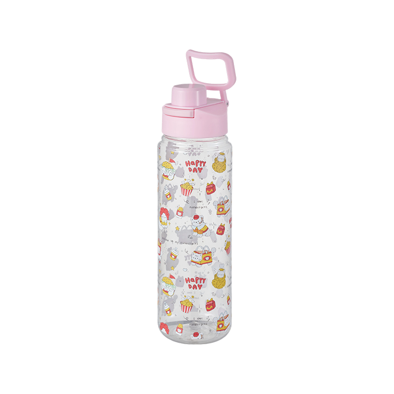 Botella de agua de plástico con tapa nueva de 500 ml/800 ml