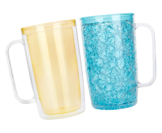 Vaso de agua de boca ancha