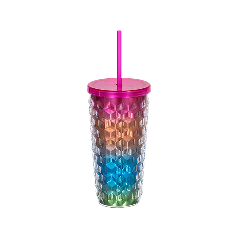 Vaso de textura con estampado de diamantes DF9098Z