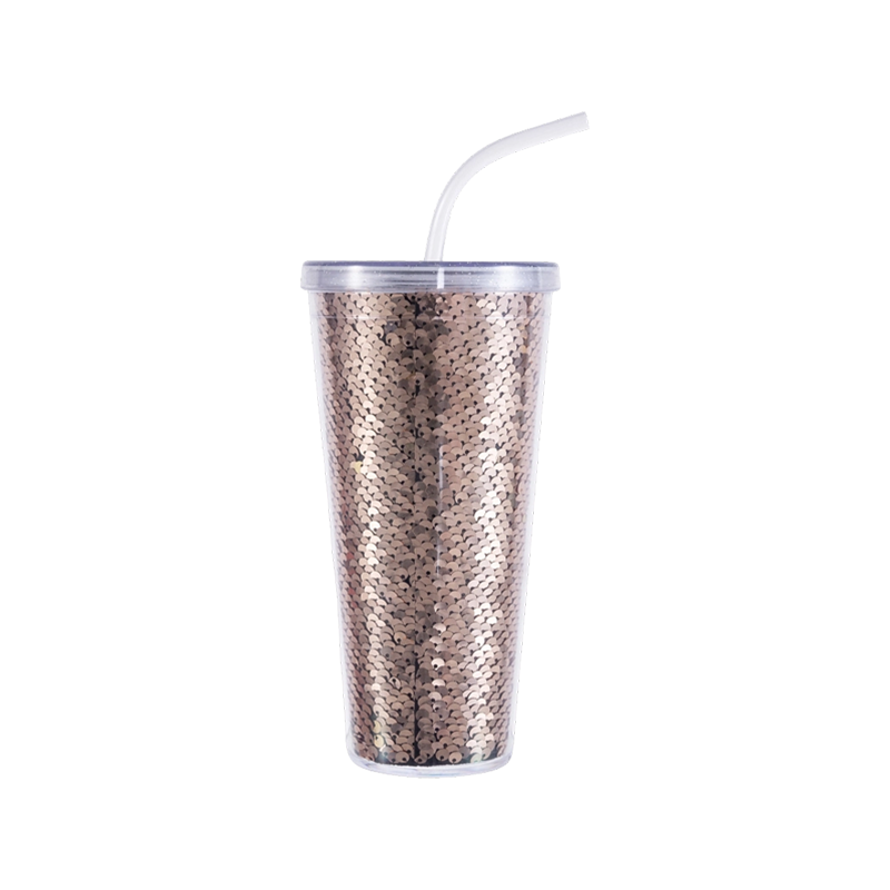 Vaso de paja de lentejuelas 9098H-20oz