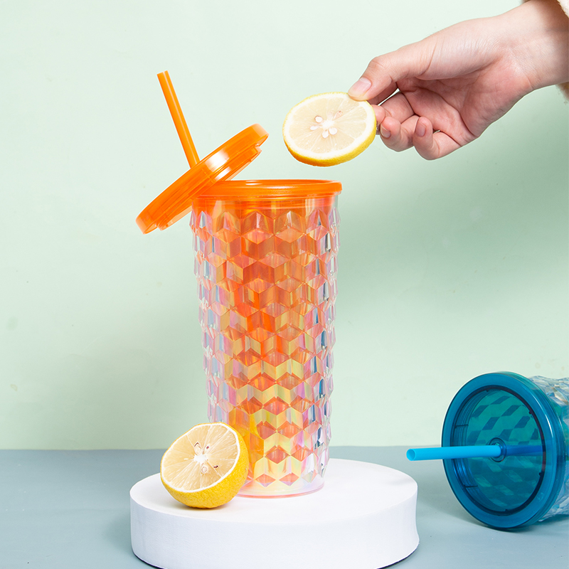Vaso de textura con estampado de diamantes DF9098Z