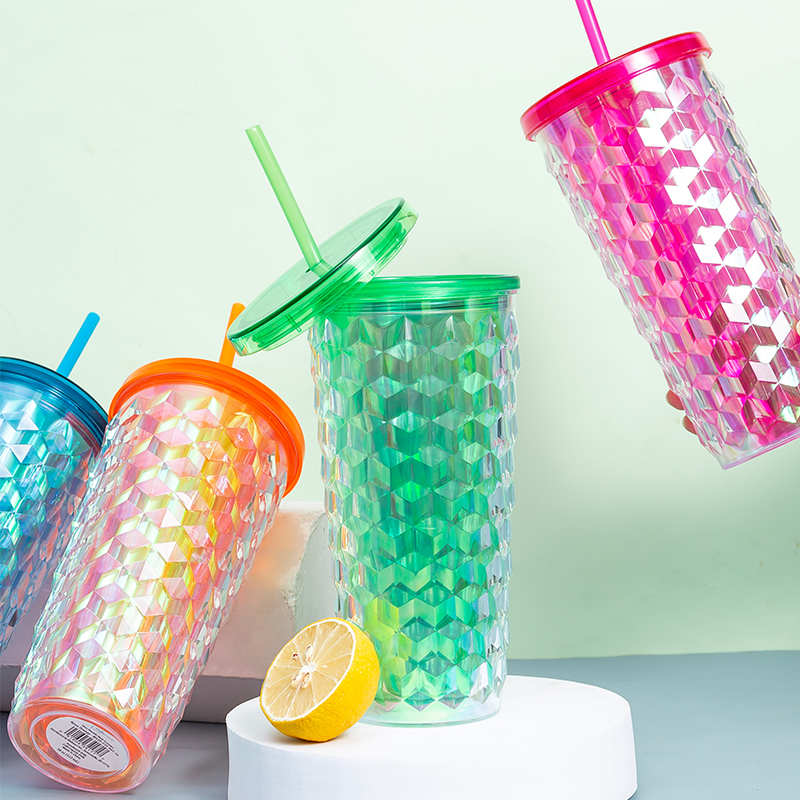 Vaso de textura con estampado de diamantes DF9098Z