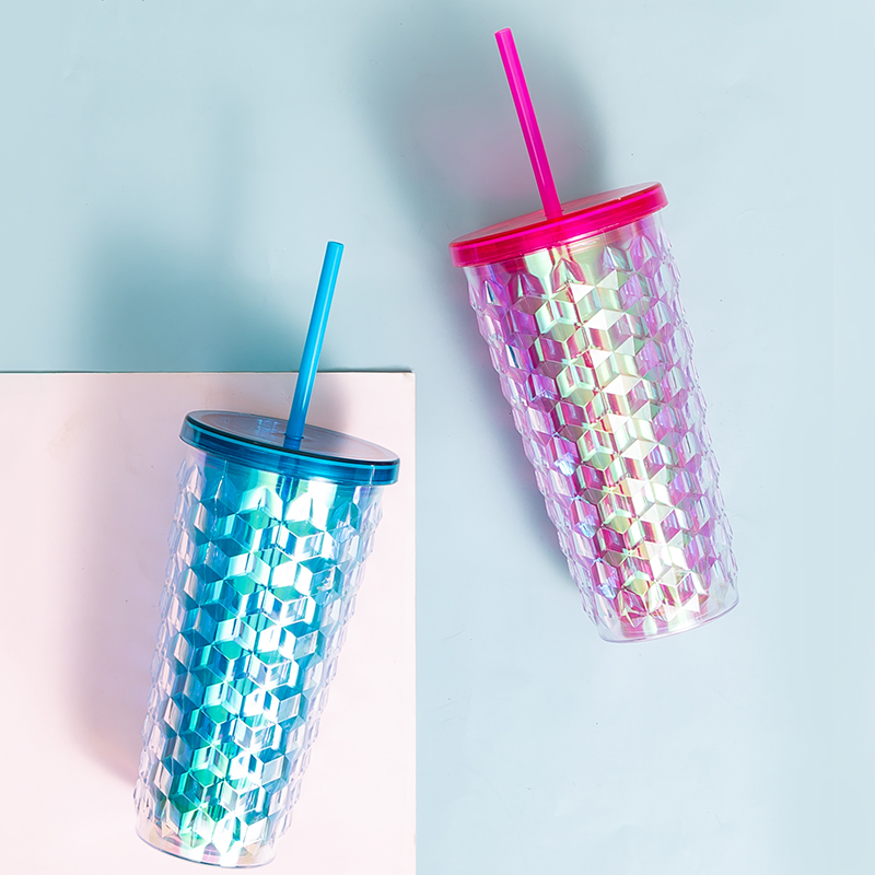 Vaso de textura con estampado de diamantes DF9098Z
