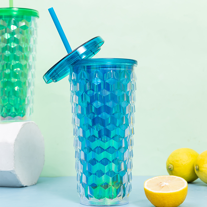 Vaso de textura con estampado de diamantes DF9098Z