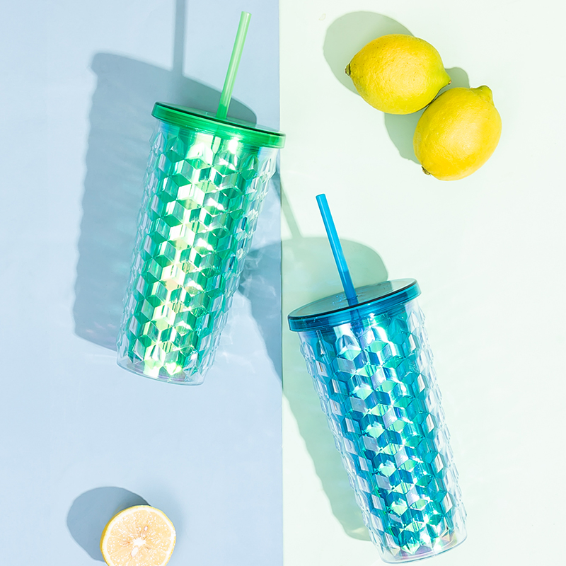 Vaso de textura con estampado de diamantes DF9098Z