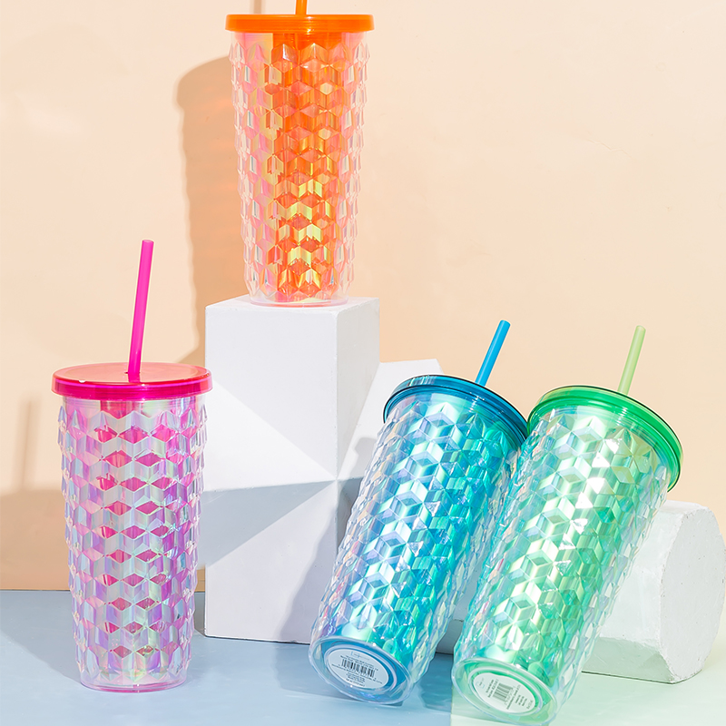 Vaso de textura con estampado de diamantes DF9098Z