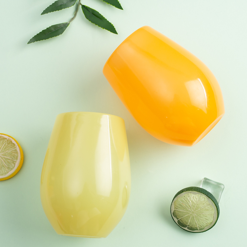 Vaso de vino con forma de huevo que cambia de color 8080-580 ml