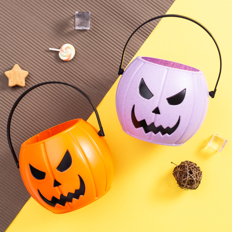 Cubos de dulces con temática de Halloween