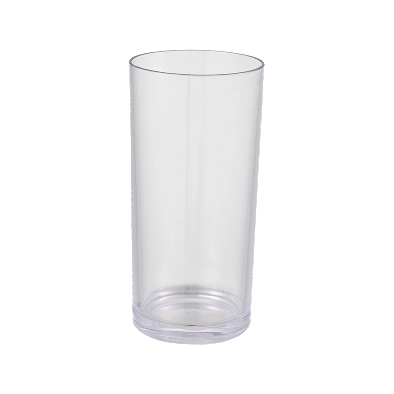 Vaso de boca ancha transparente