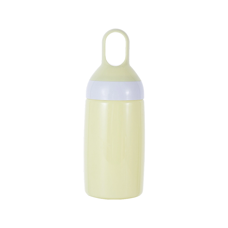 Botella de agua de plástico con agarre para los dedos 1996 420 ml