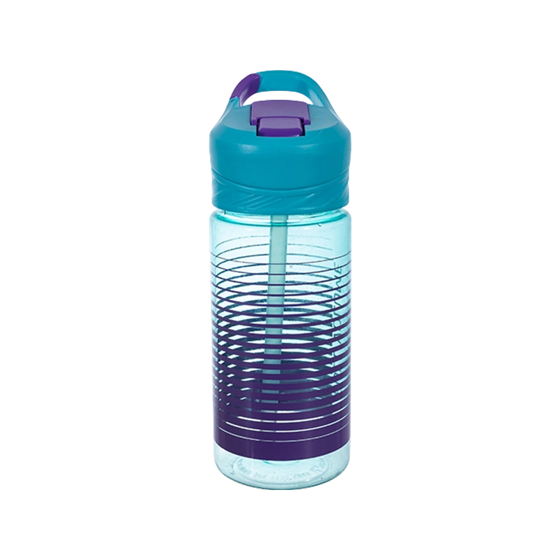 Botella de agua de plástico con tapa de botón DF3937 550 ml/DF3936 750 ml