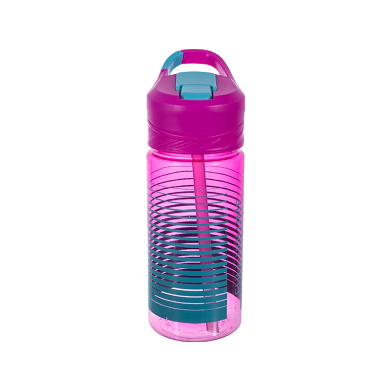 Botella de agua de plástico con tapa de botón DF3937 550 ml/DF3936 750 ml