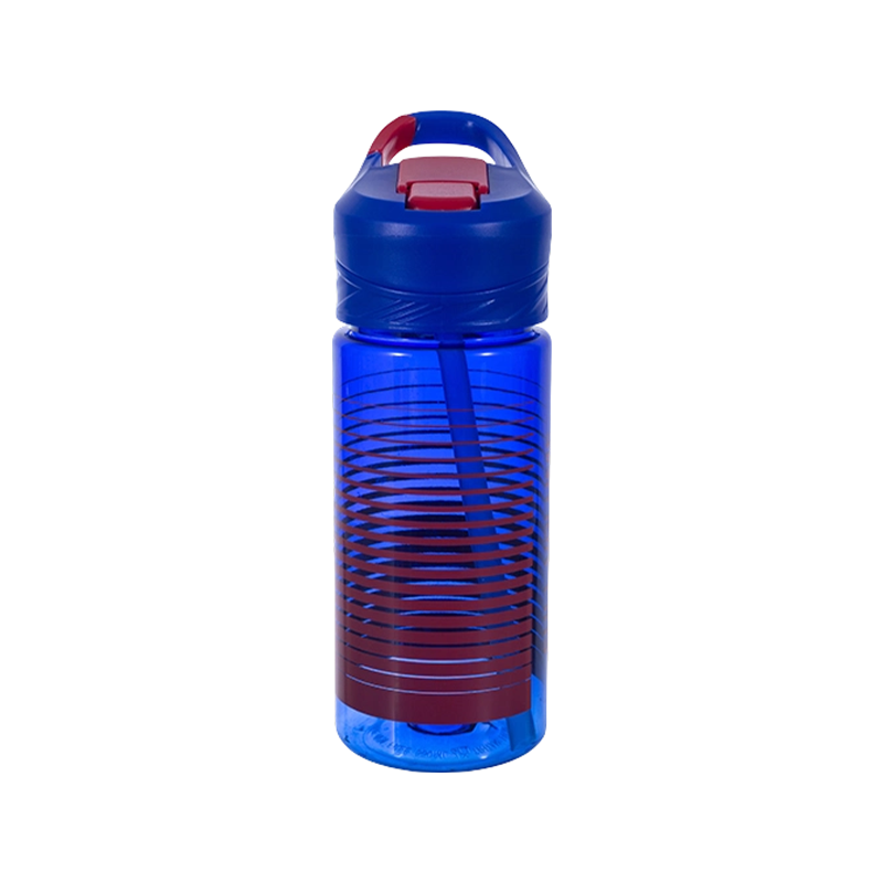Botella de agua de plástico con tapa de botón DF3937 550 ml/DF3936 750 ml