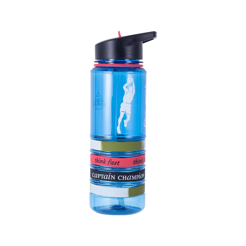 Botella De Agua De Cuatro Acanaladas Con Anilla De Silicona 9074L 700ml