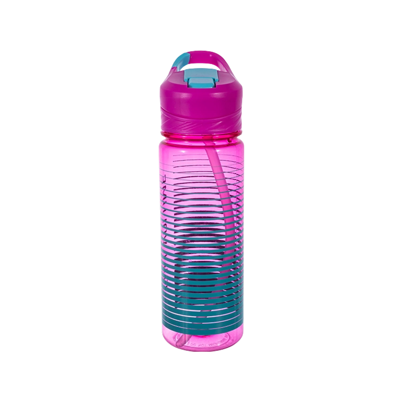 Botella de agua de plástico con tapa de botón DF3937 550 ml/DF3936 750 ml