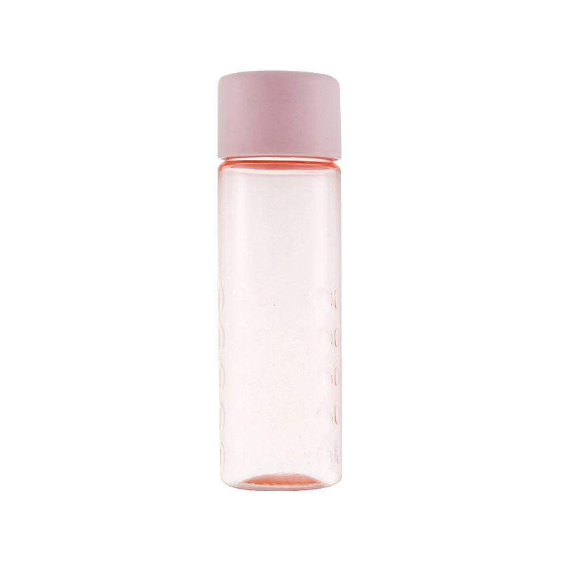 Botella de agua de plástico de cuerpo recto 9062 600 ml