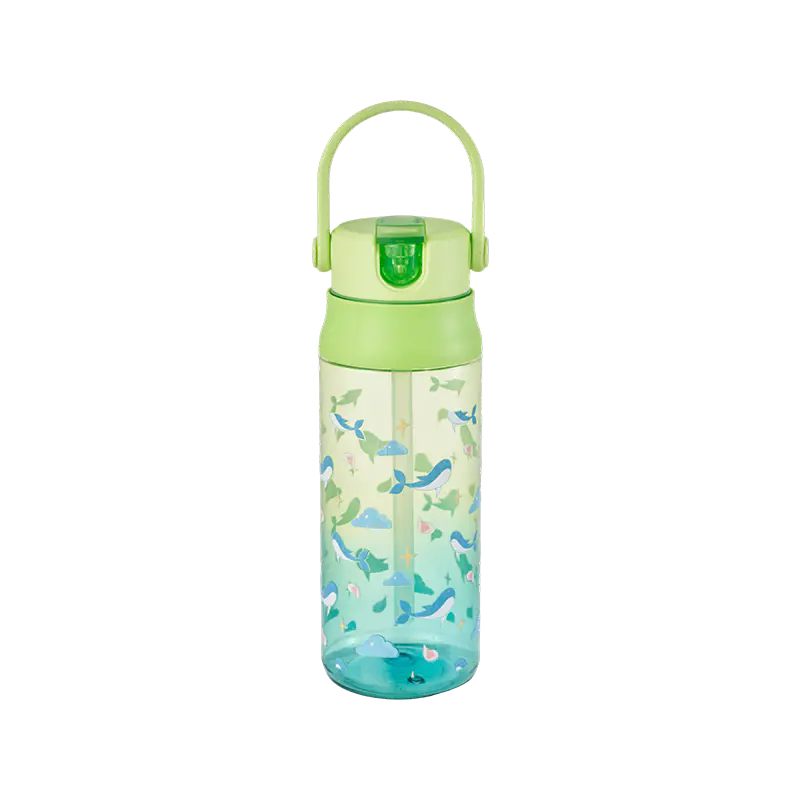 Botella de agua de plástico con funda 450 ml 550 ml 800 ml 1000 ml